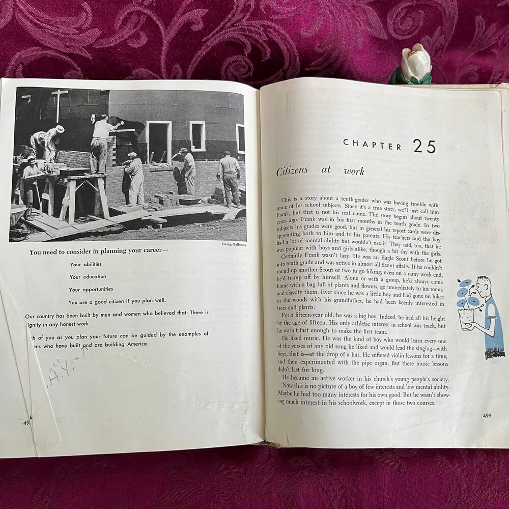 1956 Civics ICS by Clarence Stegmeir. Scarce Vintage Book - Picture 8 of 10
